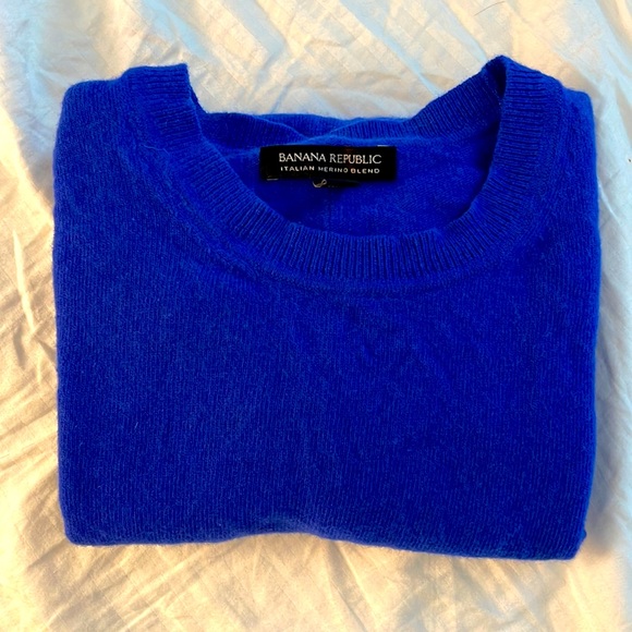 Banana Republic Italian Merino Wool in Royal Blue - Picture 1 of 2